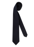 Gebreide stropdas van zijde | BLUE NAVY