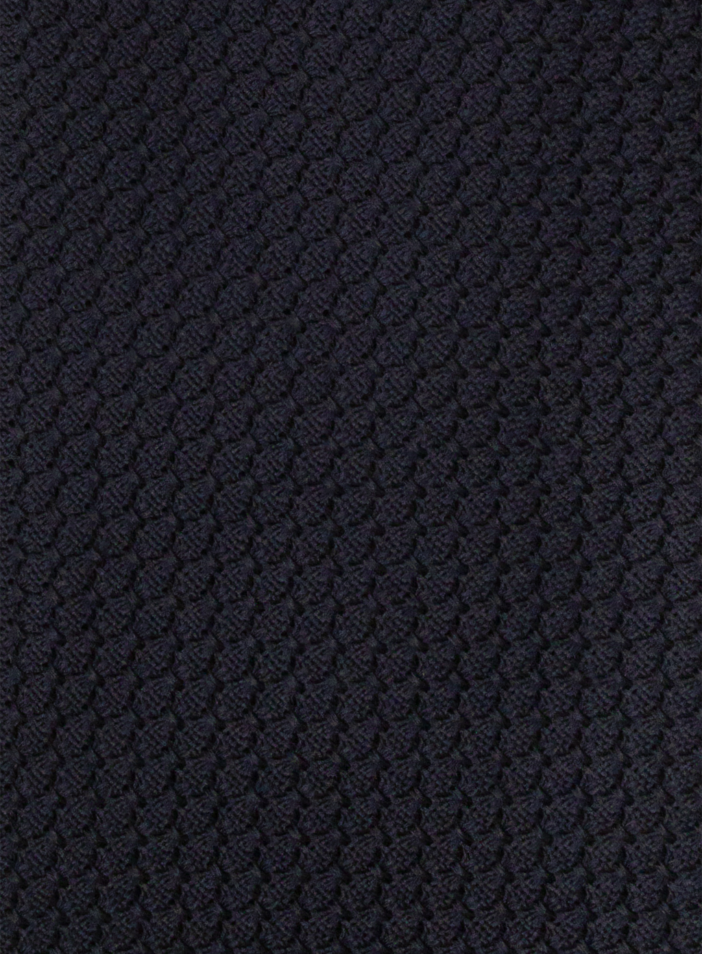 Gebreide stropdas van zijde | FULL_WIDTH | BLUE NAVY