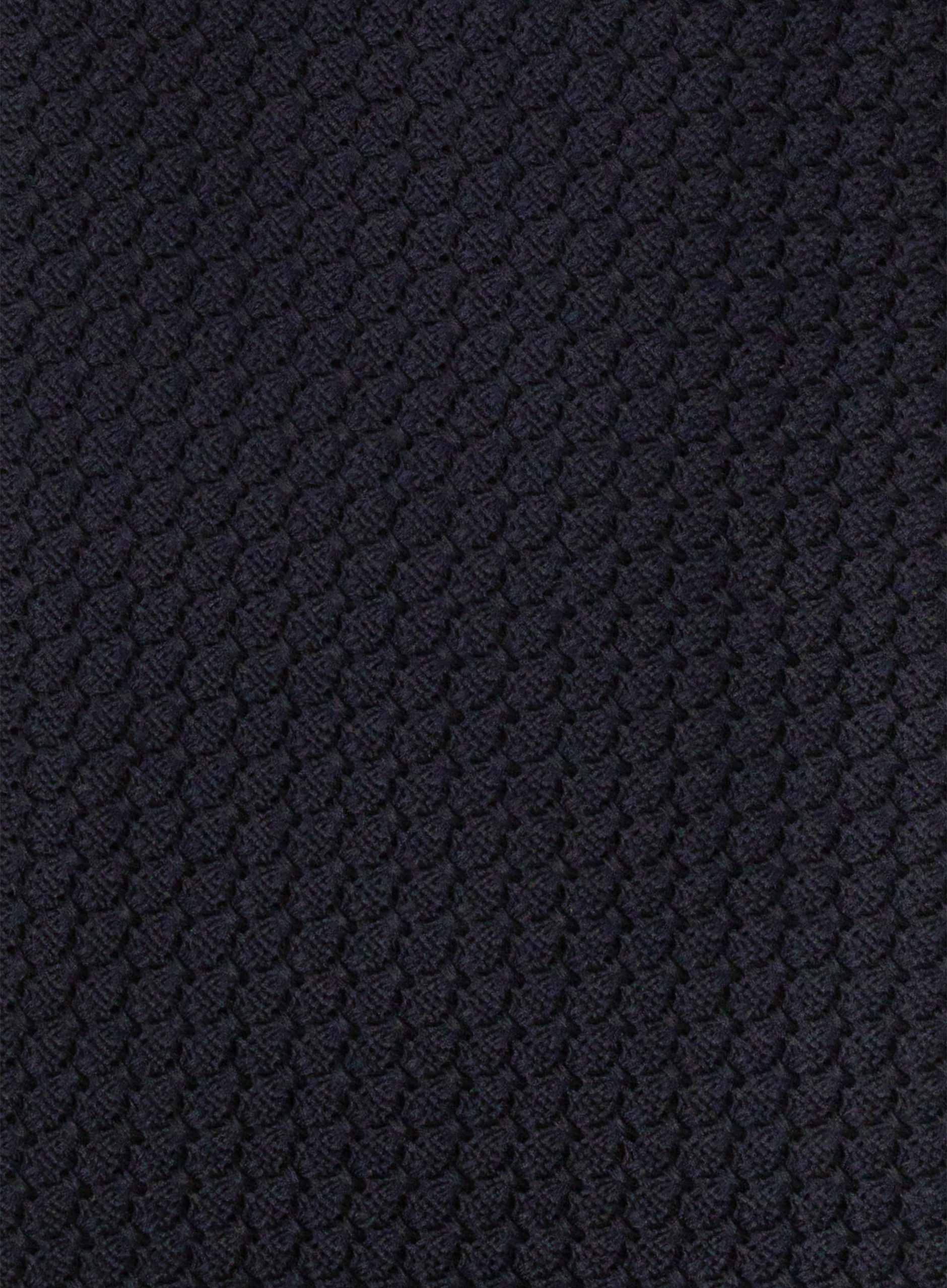 Gebreide stropdas van zijde | FULL_WIDTH | BLUE NAVY