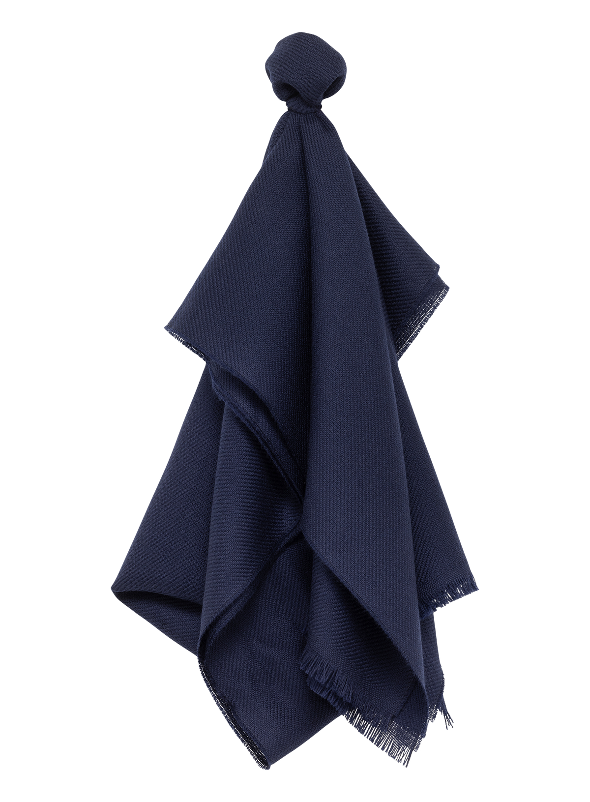 Shawl in wol | BLUE NAVY