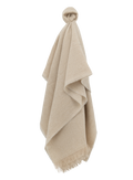 Sjaal van cashmere met visgraatdessin |   | Beige