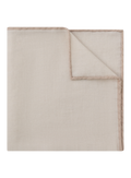 Pochet van wol en katoen | Beige