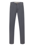 Corduroy jeans in katoen cashmere stretch | Grijs