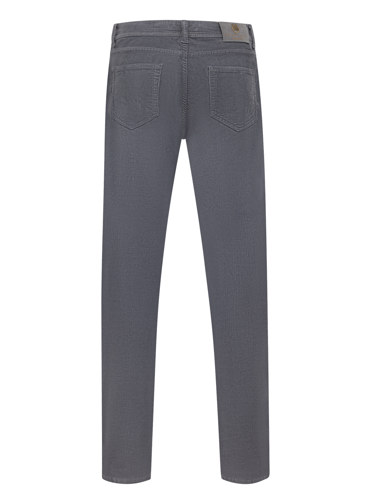 Corduroy jeans in katoen cashmere stretch | Grijs