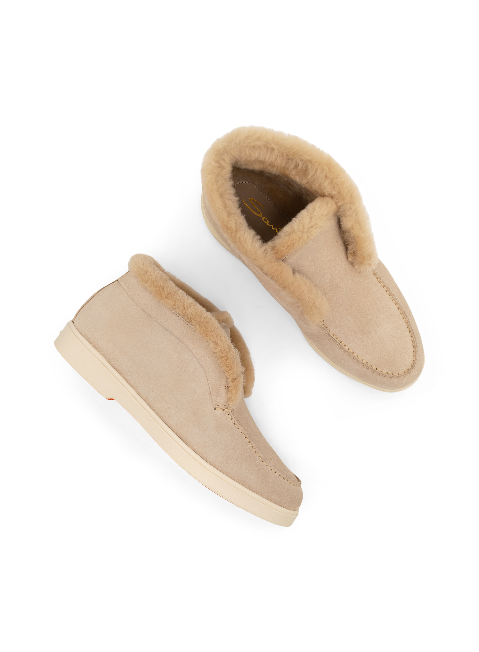 Desert boots in suède | Beige