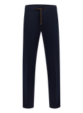 Jog pantalon in wol | BLUE NAVY