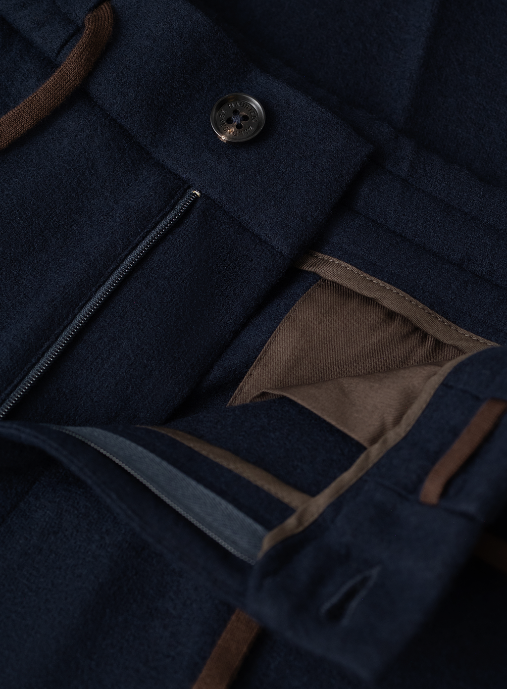 Jog pantalon in wol | FULL_WIDTH | BLUE NAVY