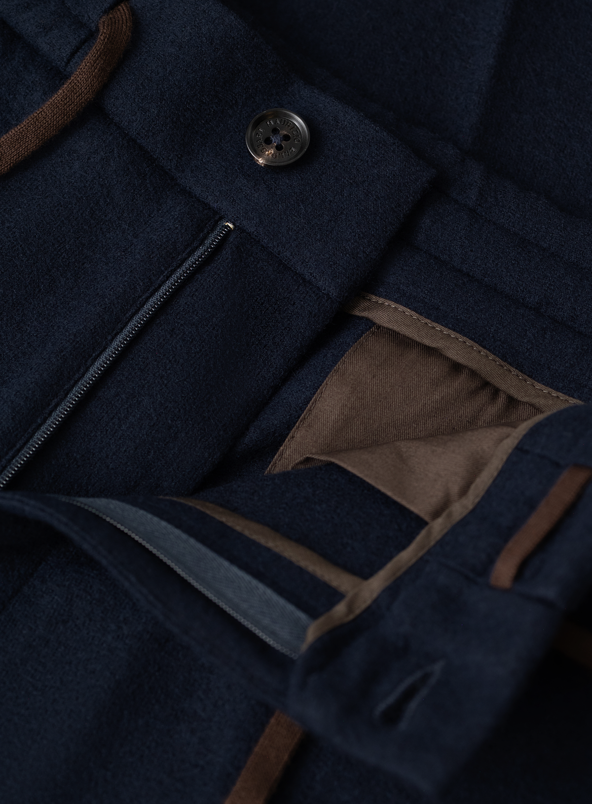 Jog pantalon in wol | FULL_WIDTH | BLUE NAVY