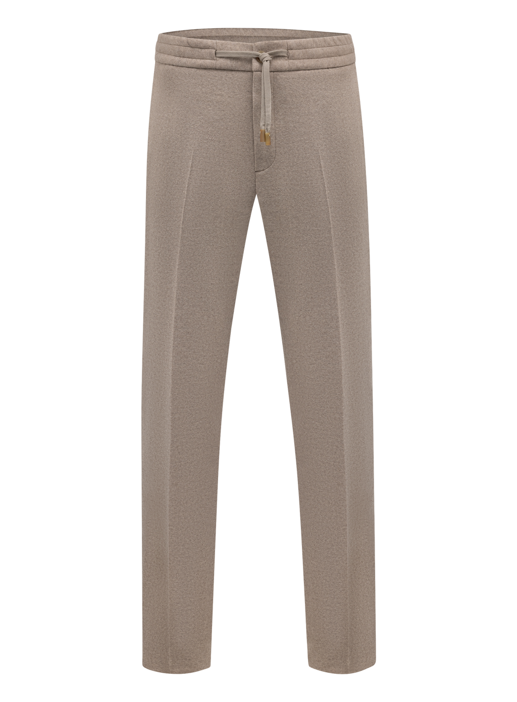 Jog pantalon in wol | Beige