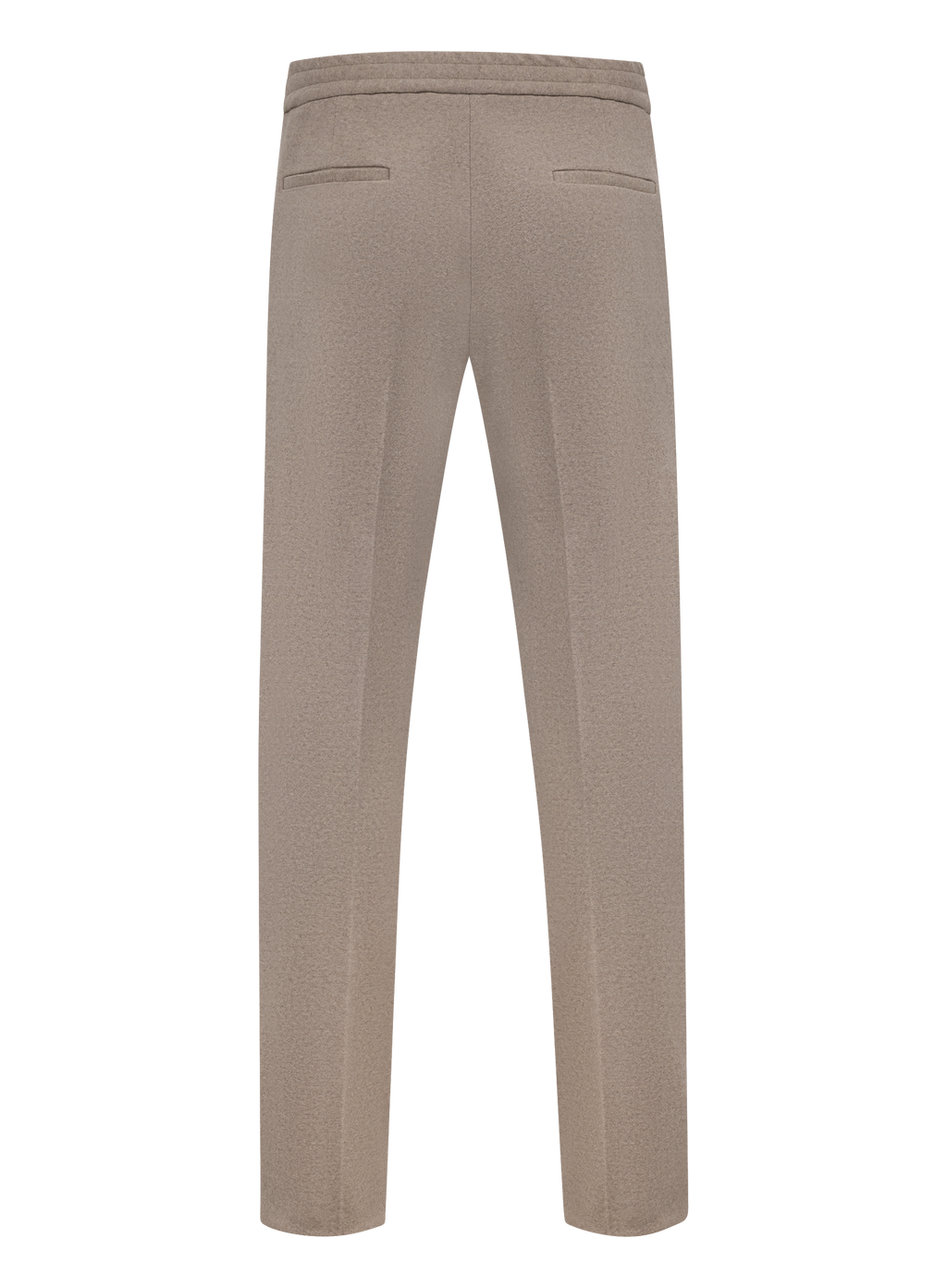 Jog pantalon in wol | Beige
