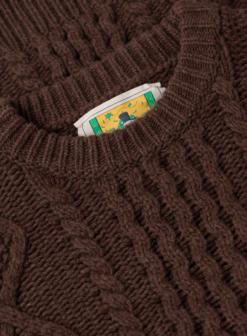 Kabeltrui in wol | FULL_WIDTH | TAUPE BRUIN