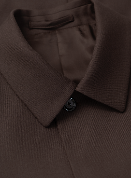 Overshirt in wol stretch