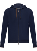 Capuchon ritsvest in wol | BLUE NAVY