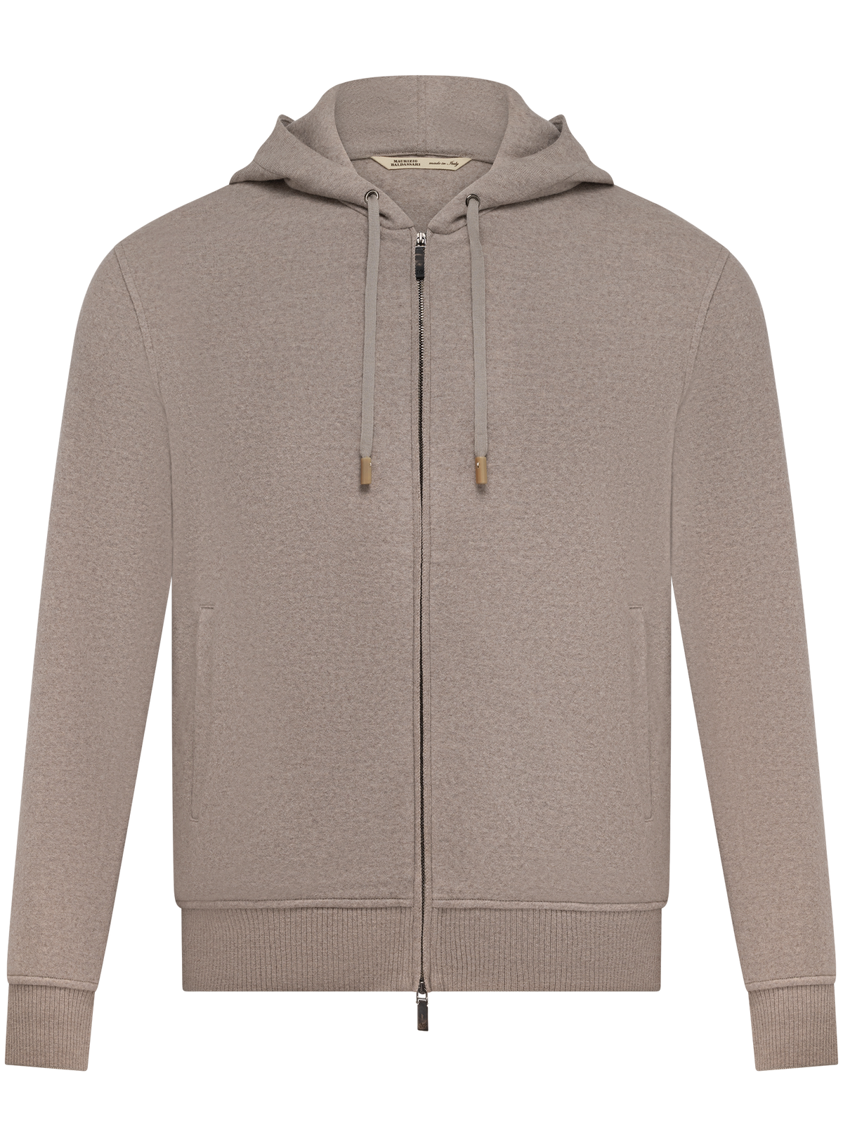 Capuchon ritsvest in wol | Beige