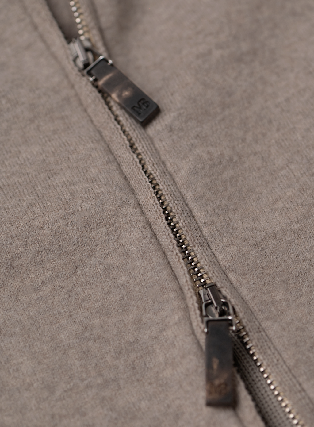 Capuchon ritsvest in wol | FULL_WIDTH | Beige