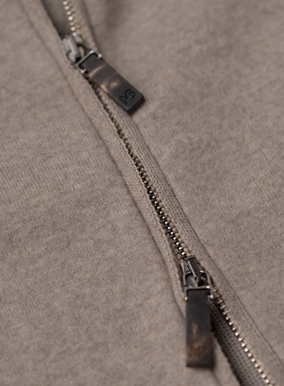 Capuchon ritsvest in wol | FULL_WIDTH | Beige