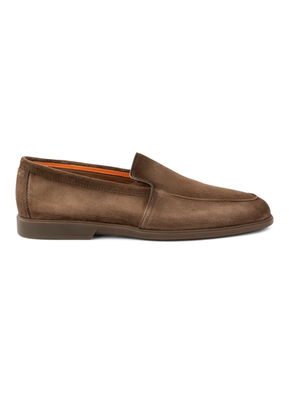 Suède instappers | TAUPE