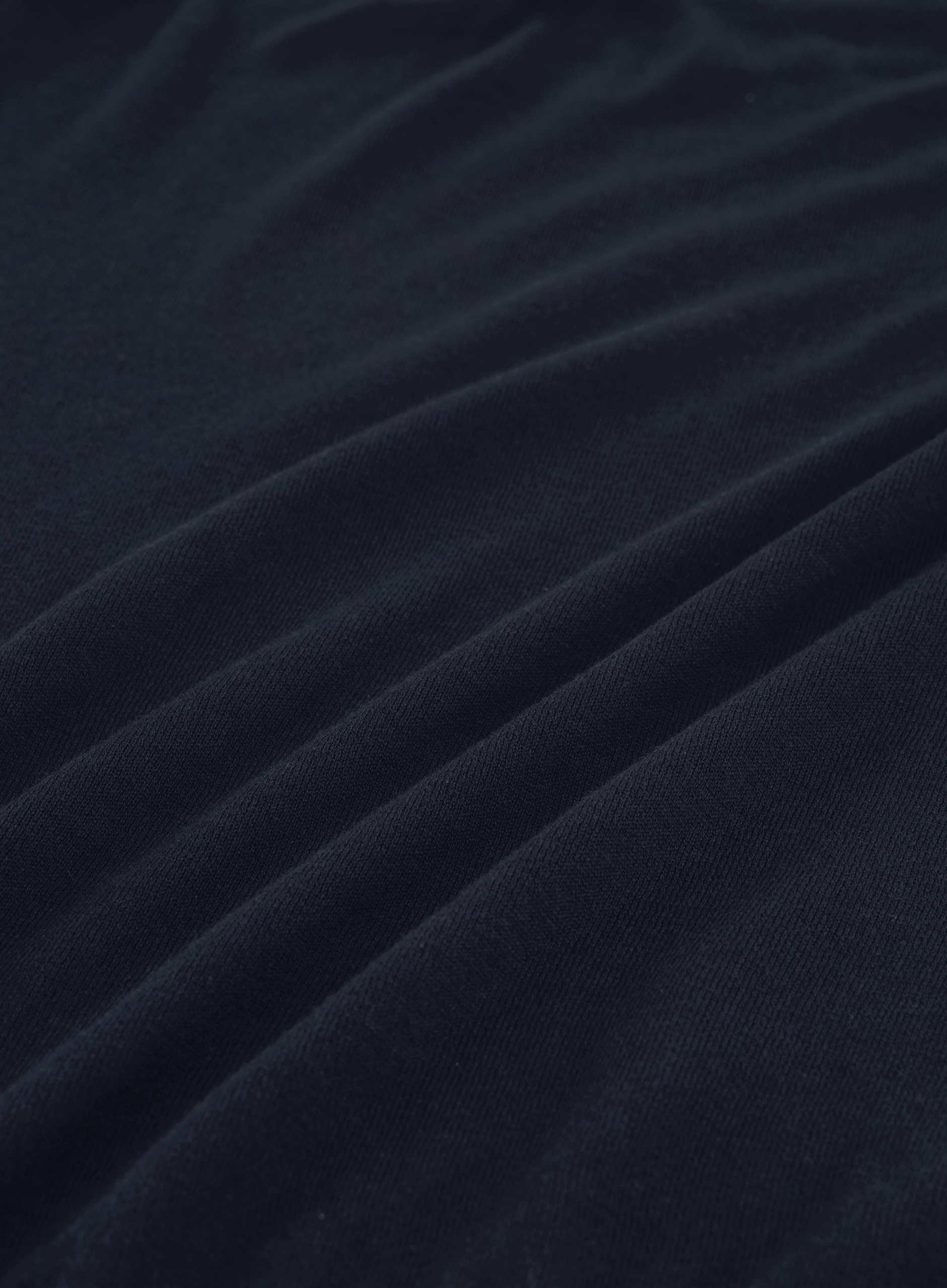 Crewneck van katoen en zijde | FULL_WIDTH | BLUE NAVY