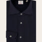 Napoli shirt van katoen en cashmere | BLUE NAVY