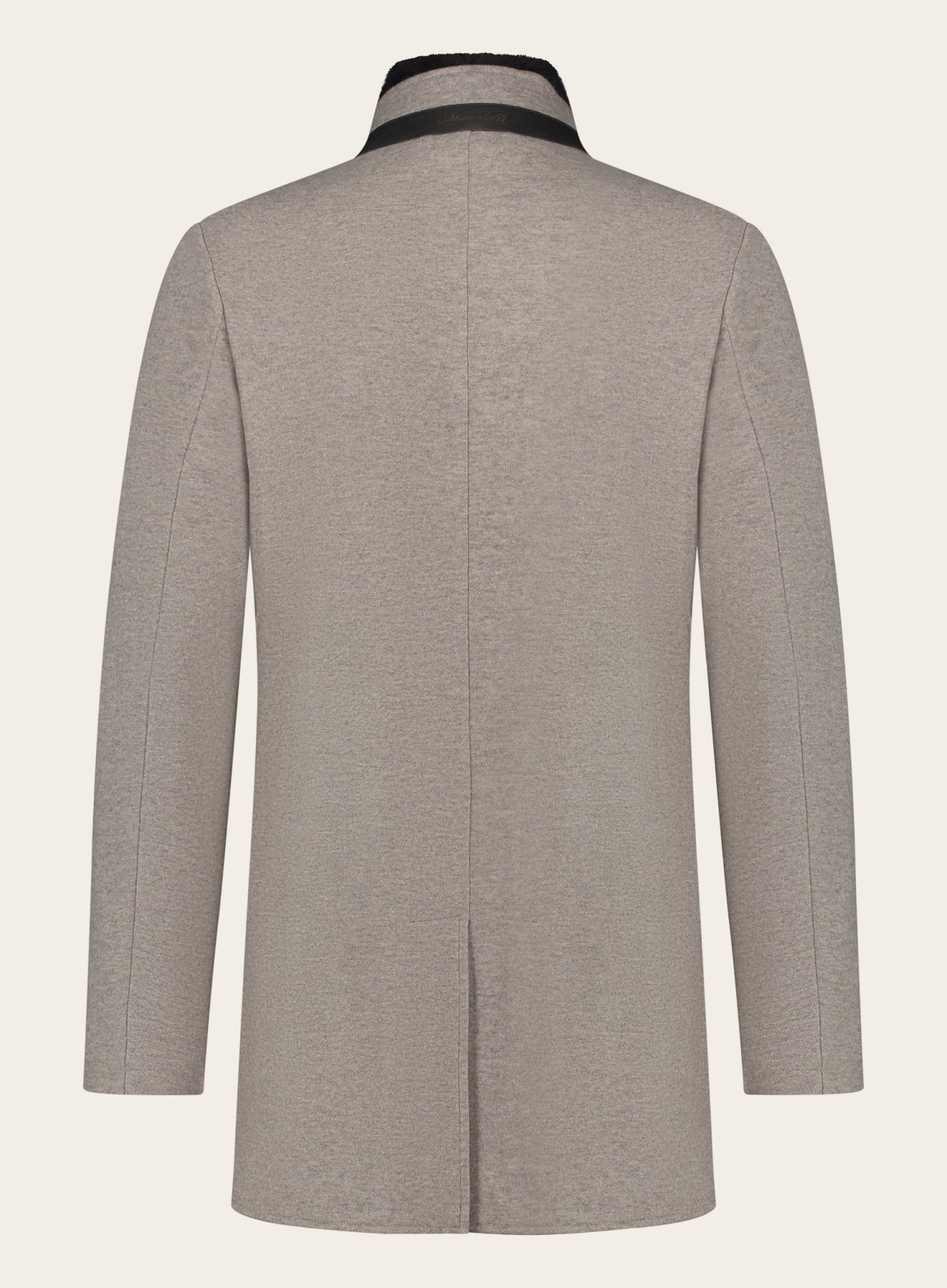 Jas van cashmere | TAUPE