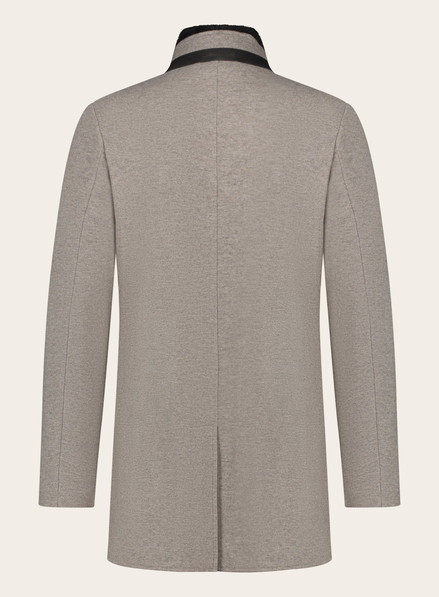 Jas van cashmere | TAUPE