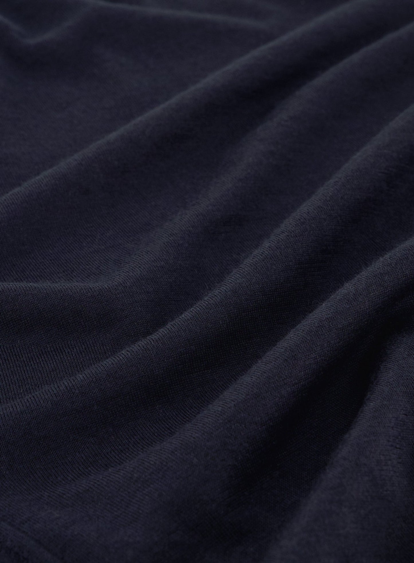 Poloshirt van cashmere en zijde | BLUE NAVY