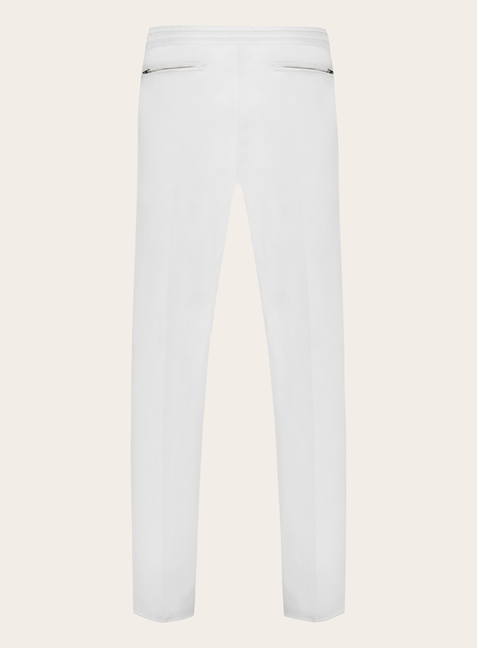 Slim-fit Carraciolo pantalon van katoen | Wit