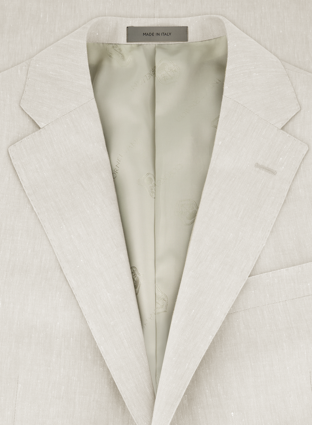 Pak van linnen en Virgin wol | Beige