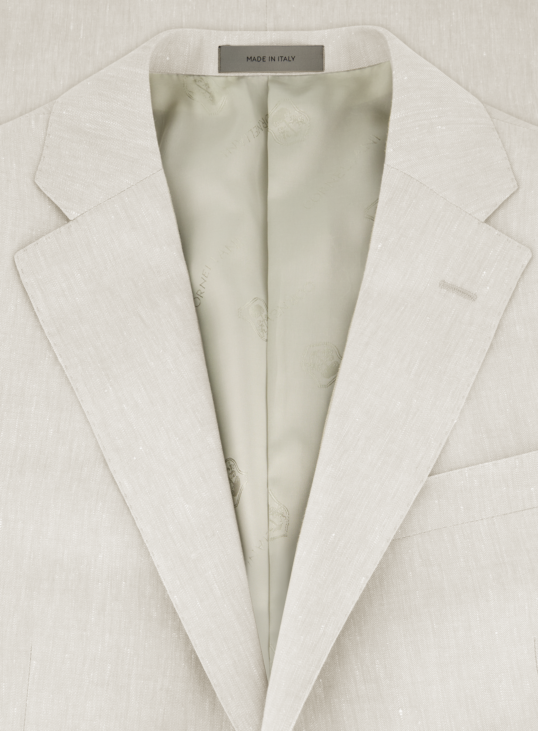 Pak van linnen en Virgin wol | Beige