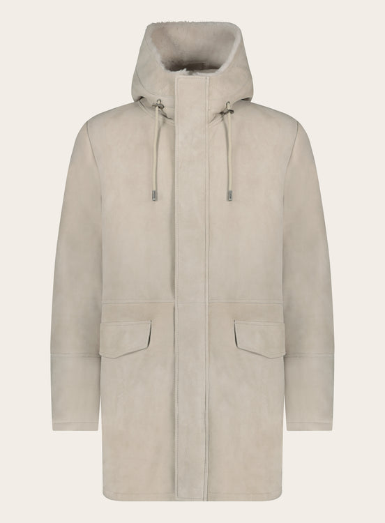 Denzel jas van suède | L.Beige