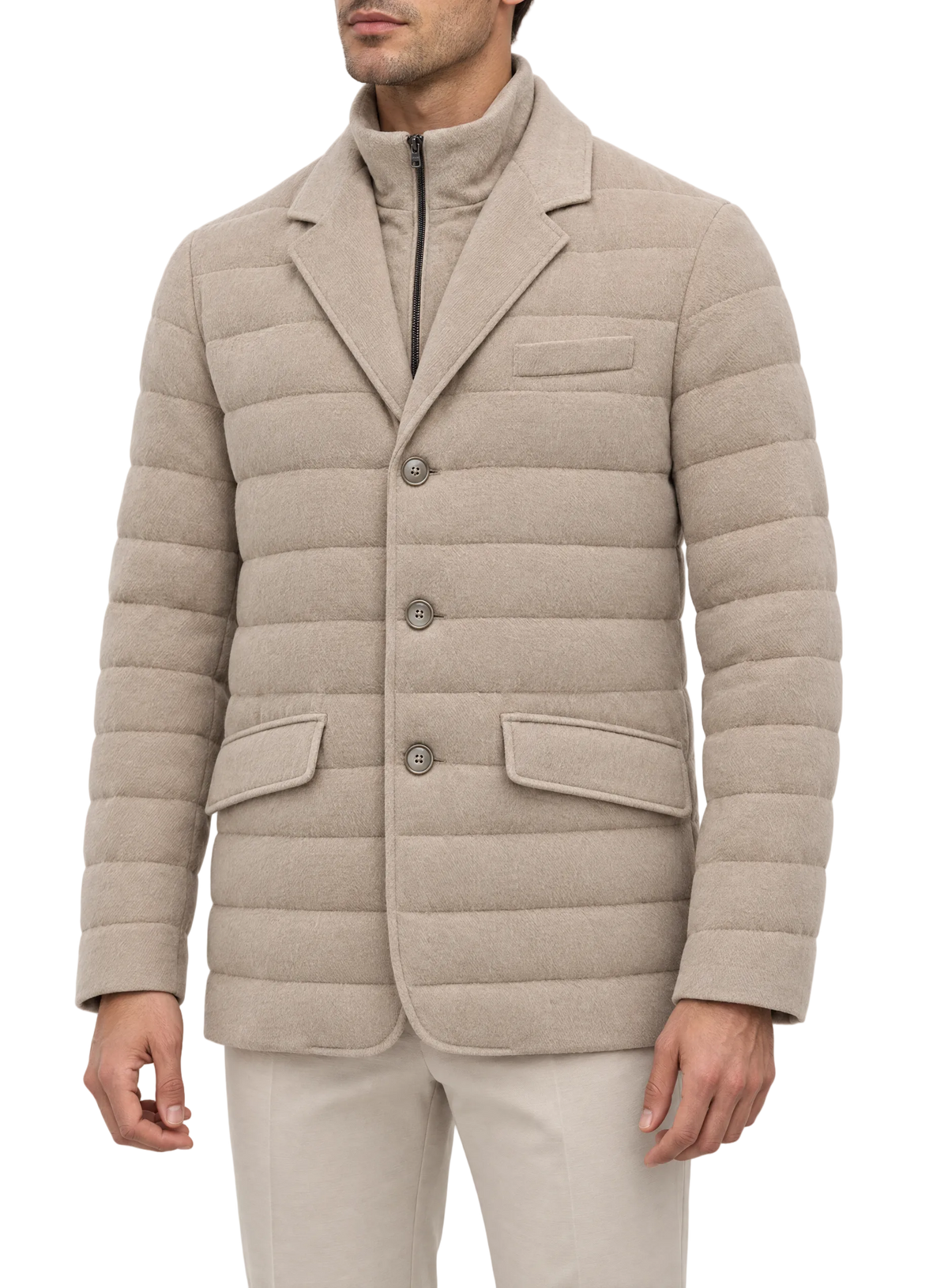 Colbert jack in wol | FULL_WIDTH |  MODEL | Beige