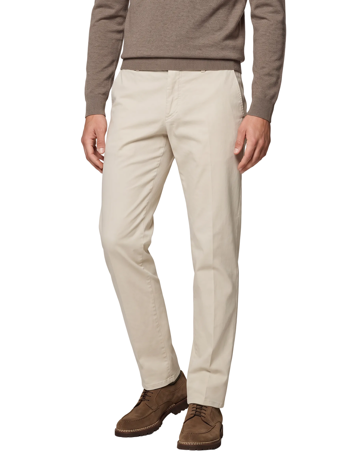 Chino in katoen cashmere stretch | FULL_WIDTH |  MODEL | ROOM-WIT