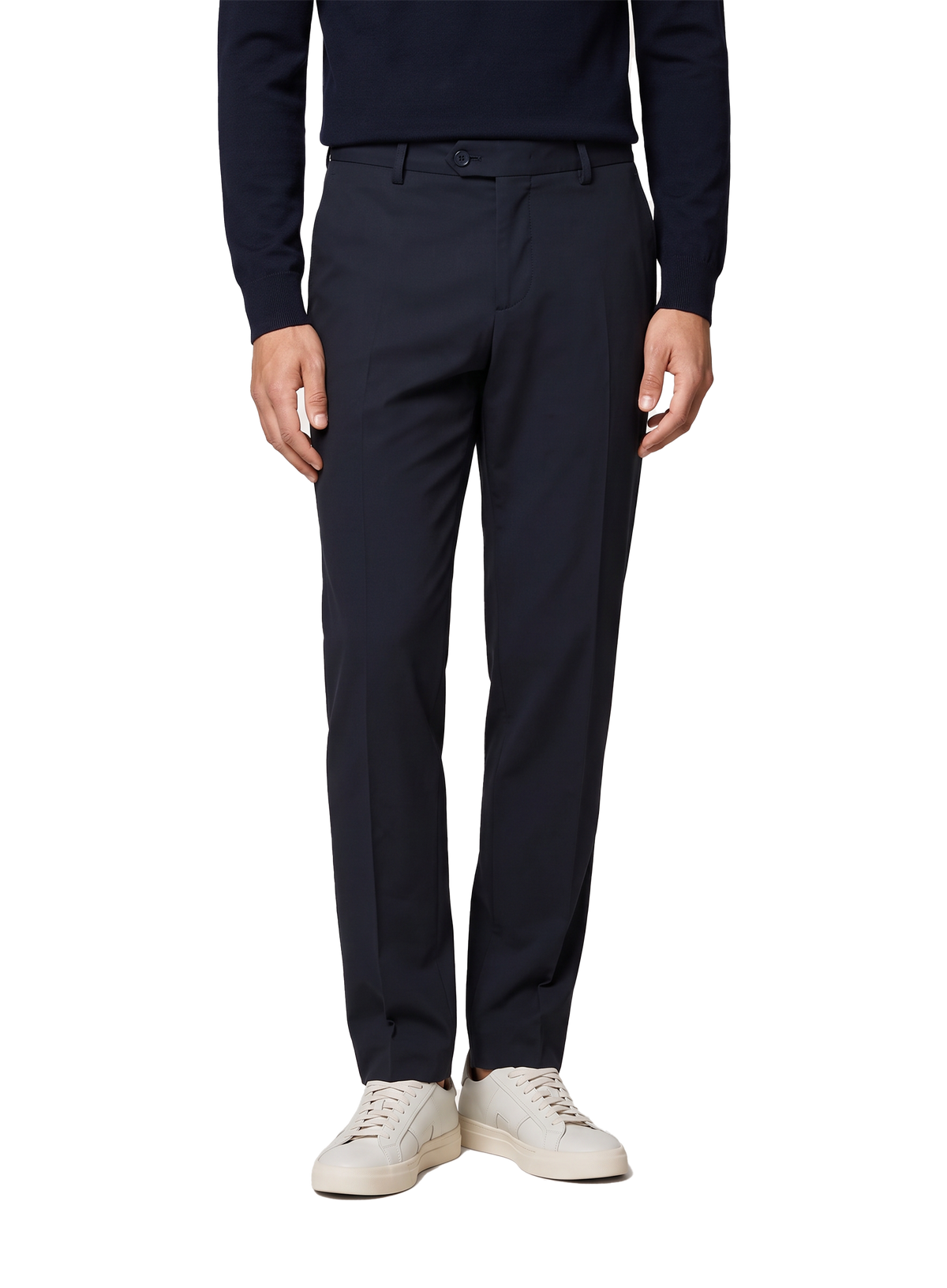 Broek in technische stof | FULL_WIDTH | BLUE NAVY