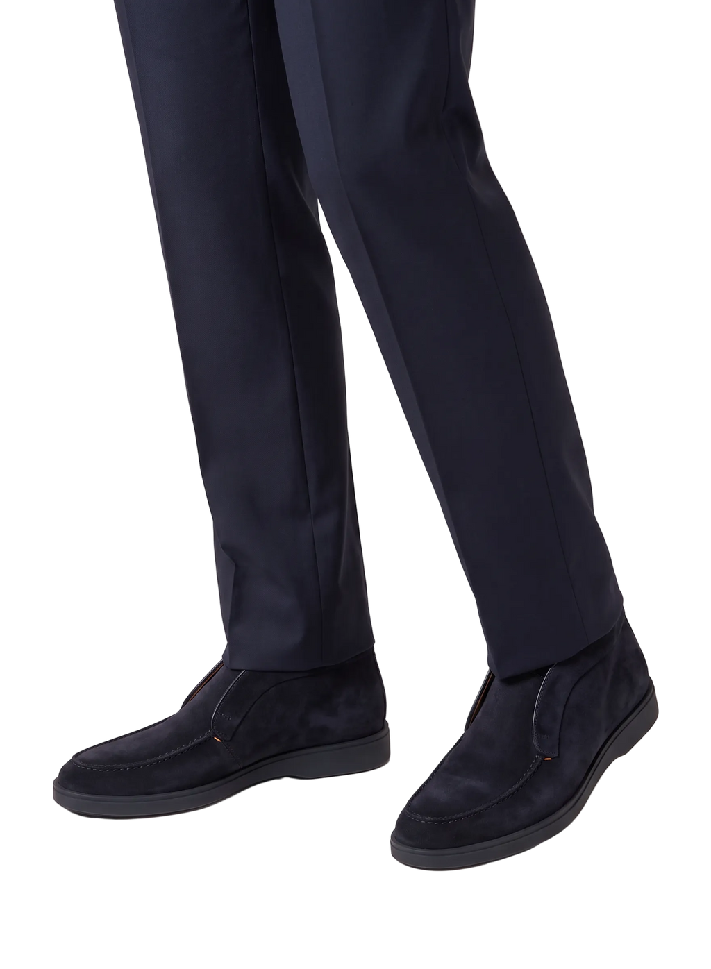 Desert boots in suède | FULL_WIDTH |  MODEL | BLUE NAVY