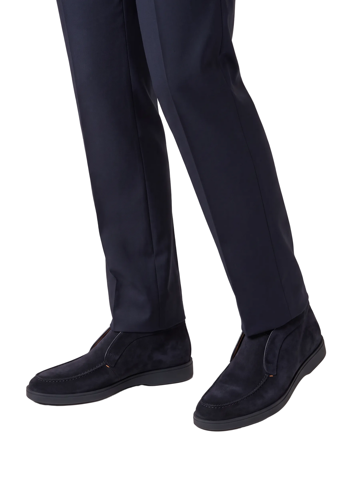 Desert boots in suède | FULL_WIDTH |  MODEL | BLUE NAVY