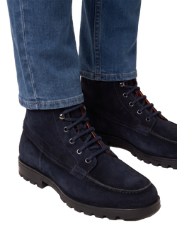 Boots in suède | FULL_WIDTH | BLUE NAVY