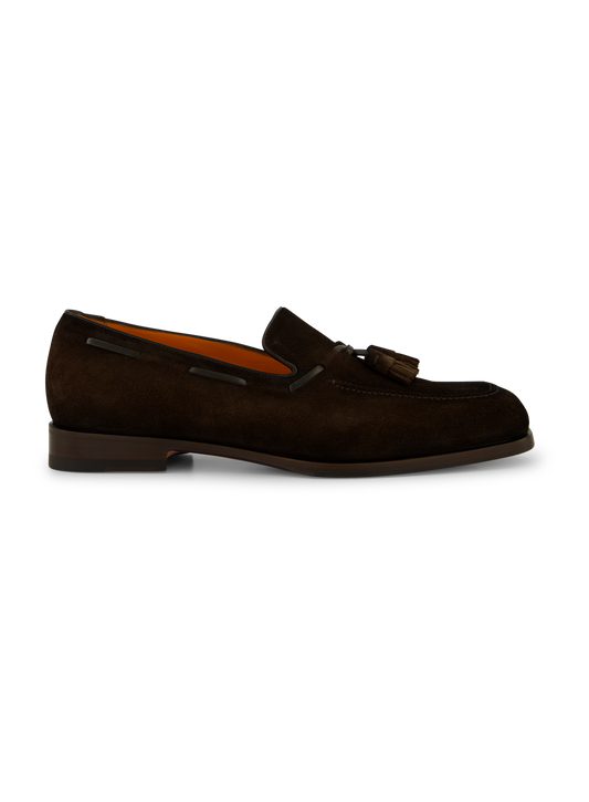 Tassel loafers van suède | D.Bruin