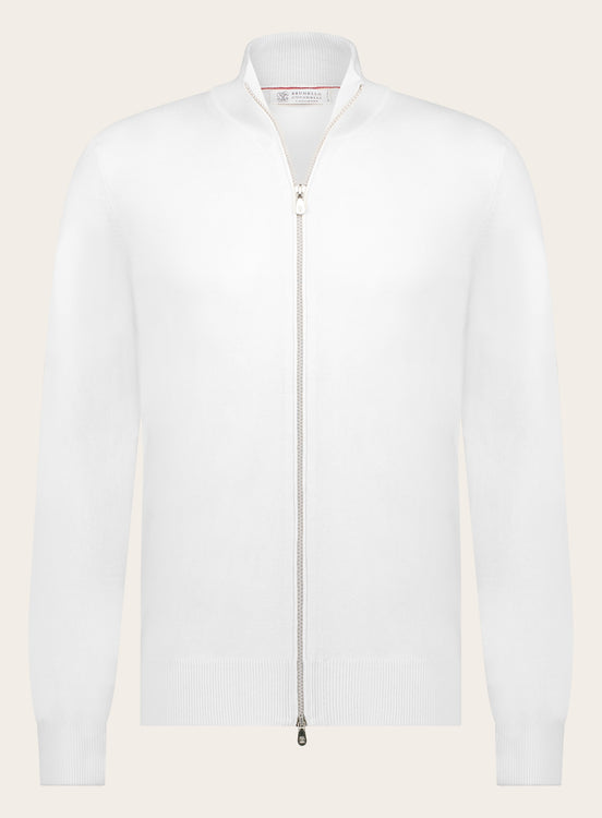 Slim-fit ritsvest van cashmere | ROOM-WIT