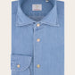 Denim shirt van katoen | JEANS BLAUW