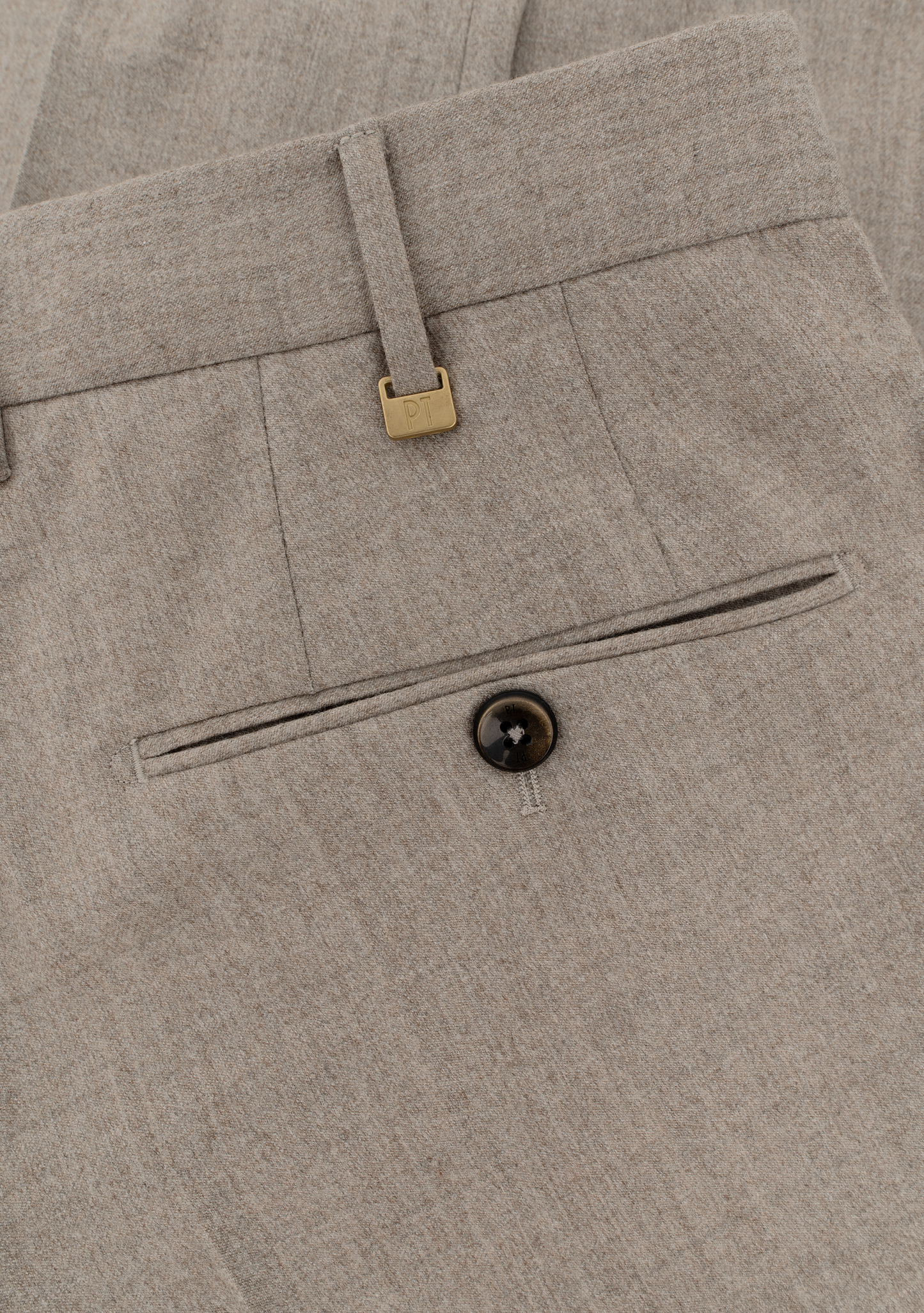 Pantalon van wol en zijde | FULL_WIDTH | TAUPE