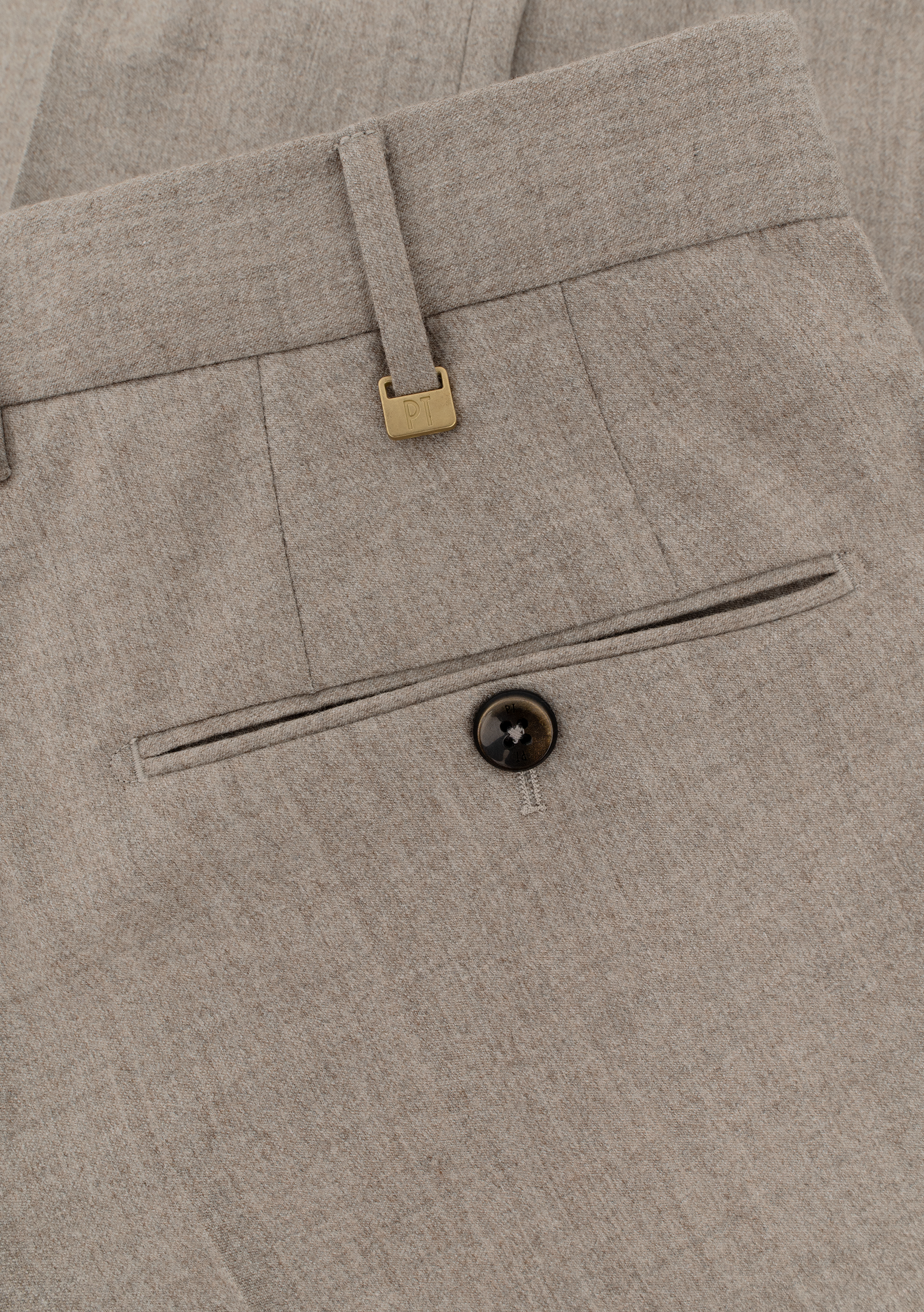 Pantalon van wol en zijde | FULL_WIDTH | TAUPE