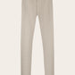 Bandplooi pantalon van katoen | GRIJS-BEIGE
