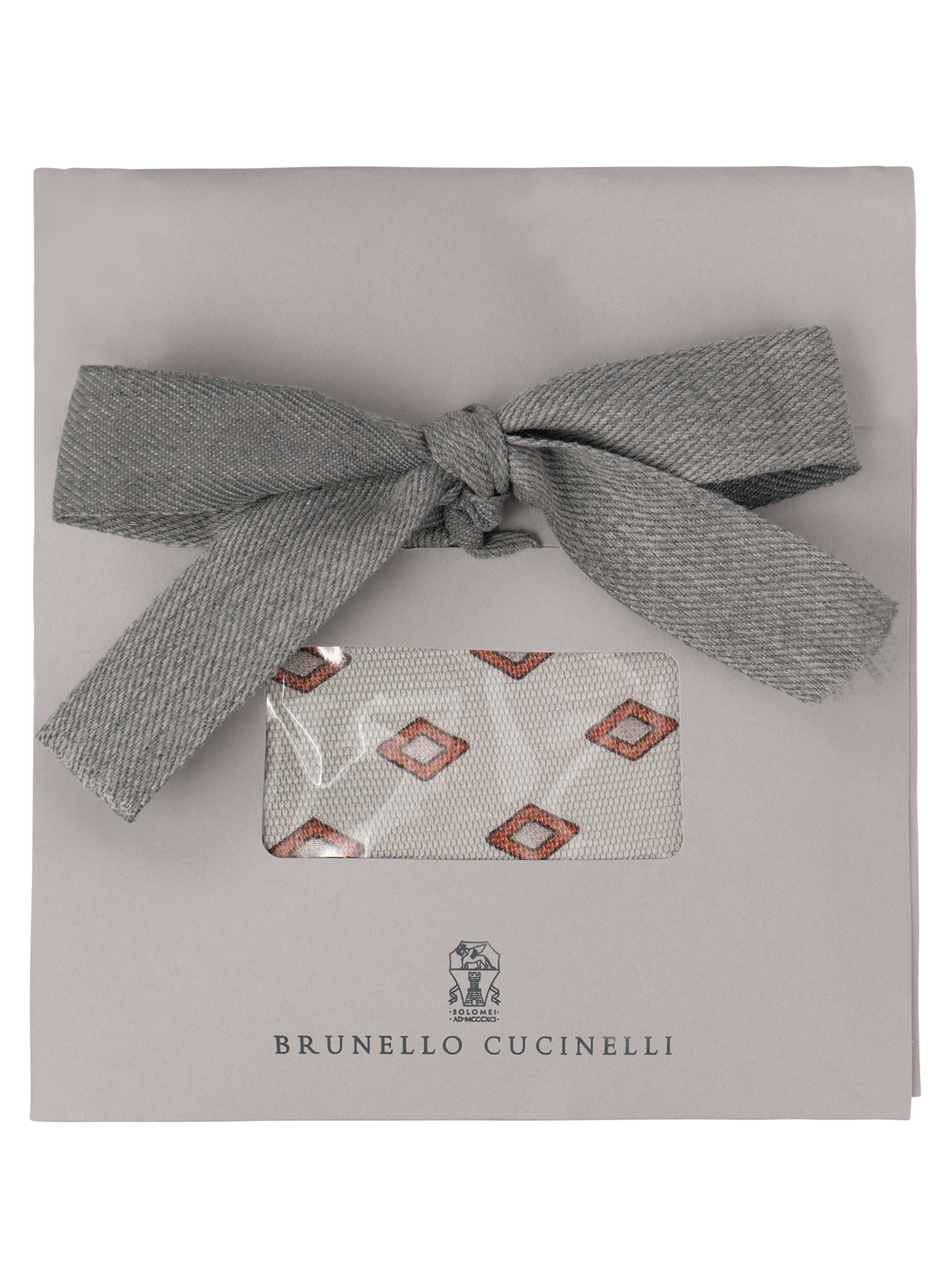 Zijden pochet | Bruin