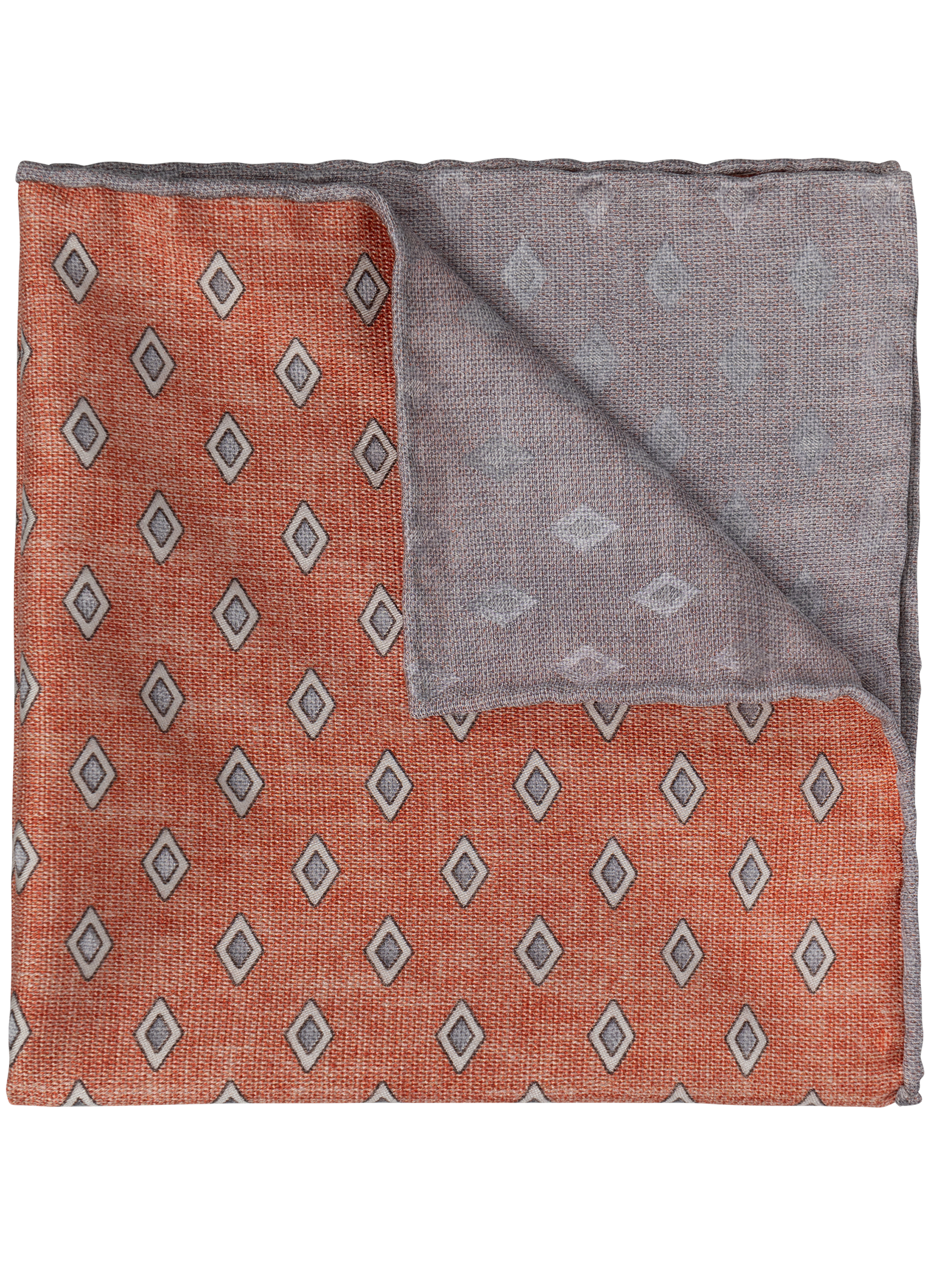 Zijden pochet | Bruin