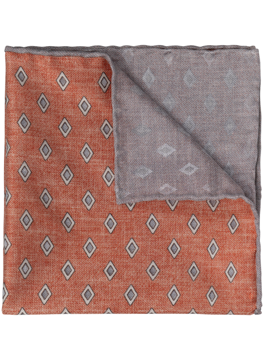 Zijden pochet | Bruin