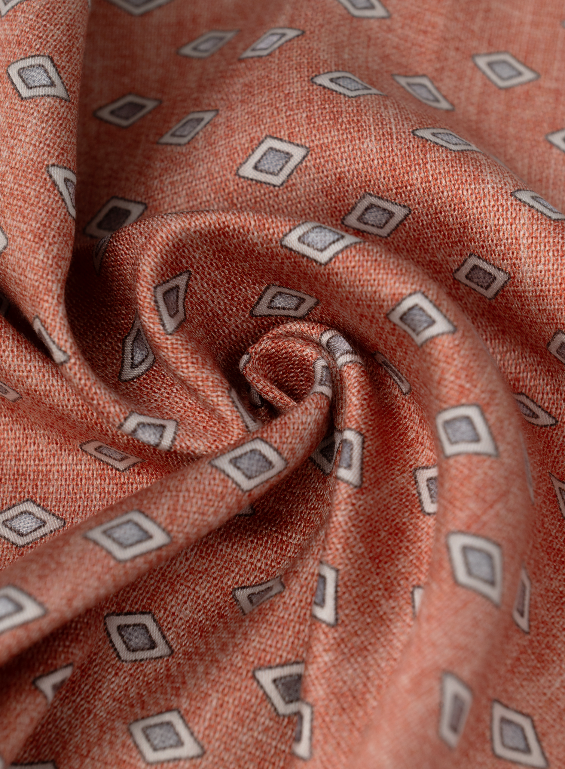 Zijden pochet | Bruin