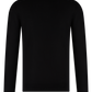 Polo van cashmere en zijde | Zwart