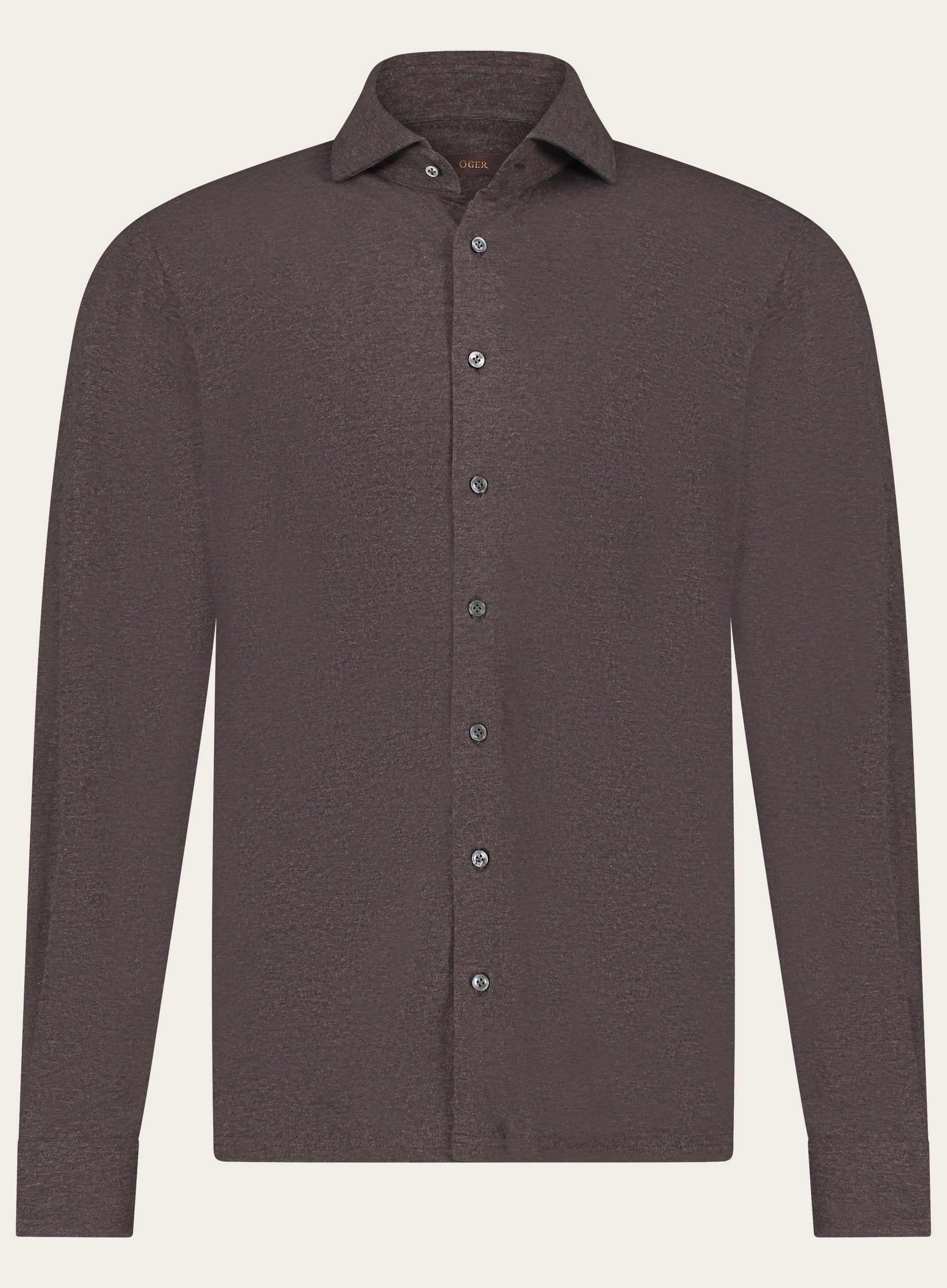 Shirt van katoen en cashmere | D.Bruin