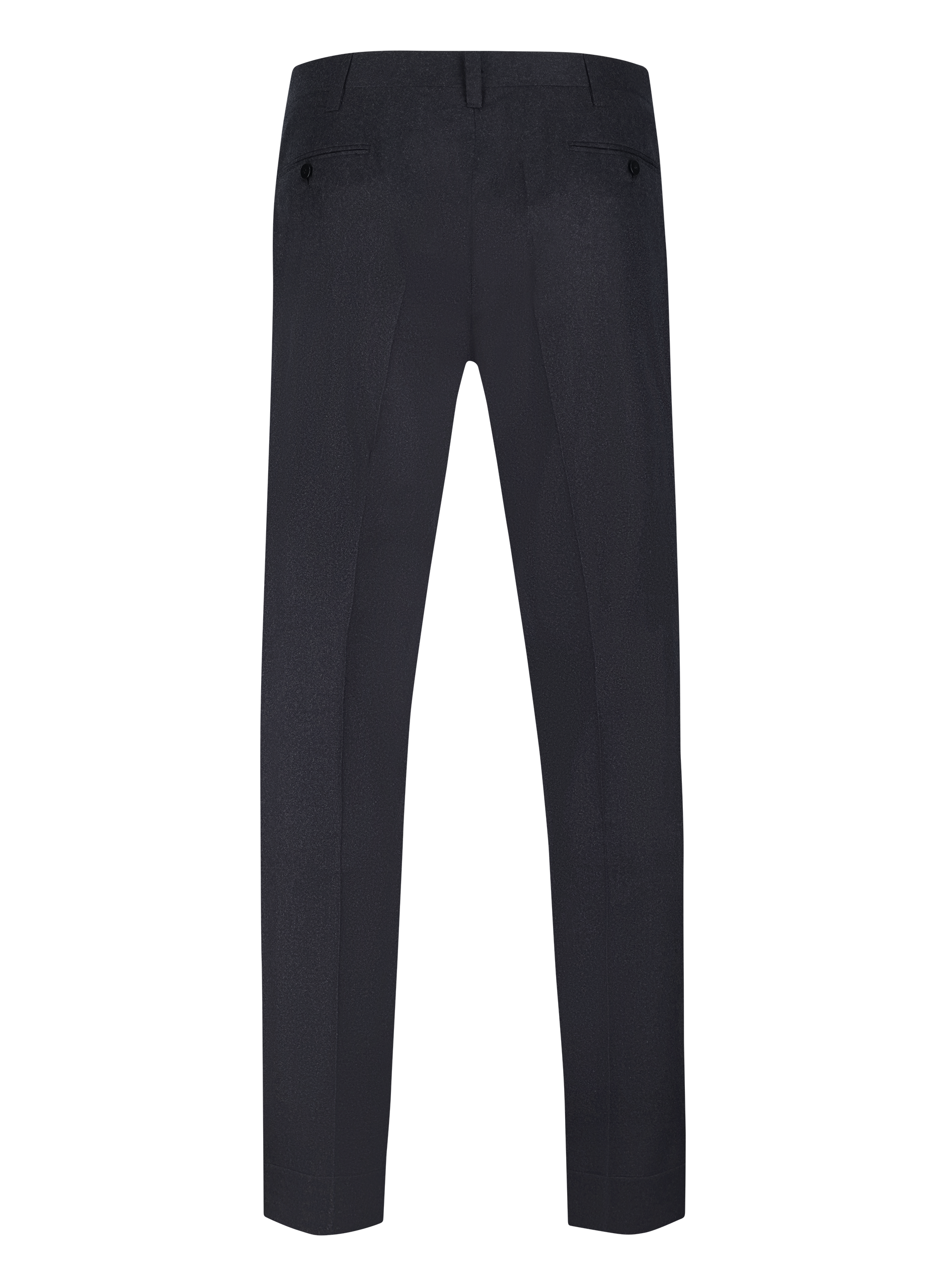 Handgemaakte pantalon van wol en cashmere | Antraciet