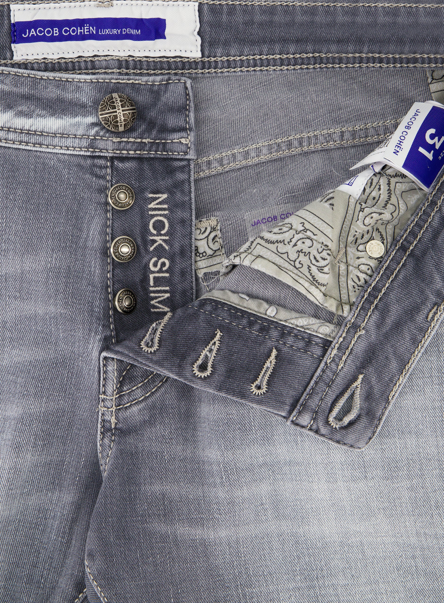 Nick Slim-fit jeans | L.Grijs